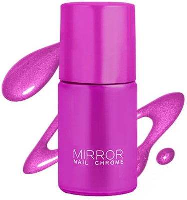 GFSU - GO FOR SOMETHING UNIQUE New Quick Drying Long Lasting Metallic Mirror Effect Nail Polish Metallic pink