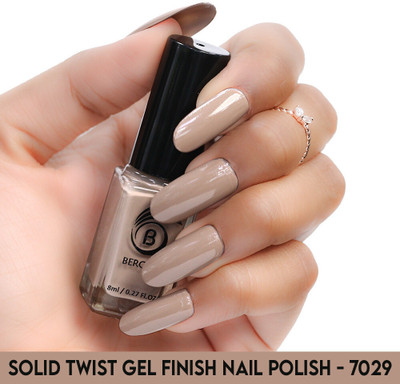 BEROMT SOLID TWIST GEL FINISH NAIL POLISH - BNP7029 Coffee