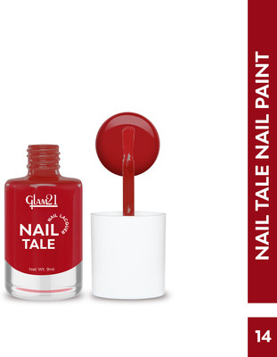 Glam21 Nail Tale Multicolor, Quick Dry & Chip Resistant Nailpaint | Long-stay Red-03