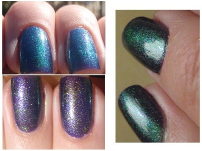 AVON simply pretty colour me pretty nail enamel glittering teal, gleaming sapphire, purple cactus flower(Pack of 3)