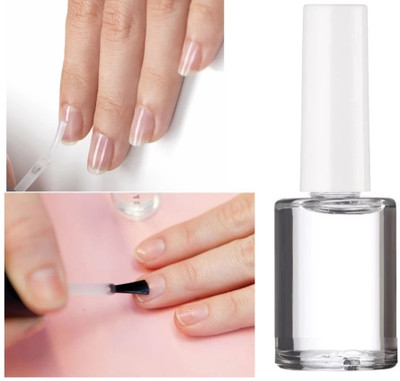 GABBU Transparent Nail Paint with High Gloss Finish Clear Top Coat Nail Polish3/ Transperent