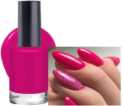Emijun HIGEST QUALITY MATTE FINISH WATER PROOF & LONG LASTING NAIL PAINT dark pink