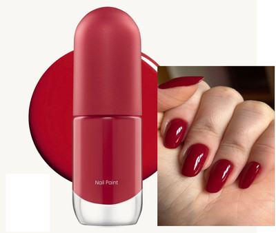 GABBU Long-Lasting Ultra-Glossy Shine Nail Paint RED RED