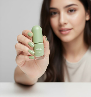 GABBU One Coat Matte Nail Polish for Women Light Green