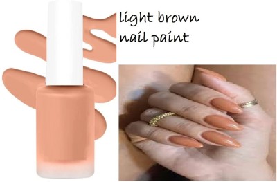 Luipui LIGHT BROWN NAIL POLISH TRENDING AND STYLISH NAIL PAINT BROWN