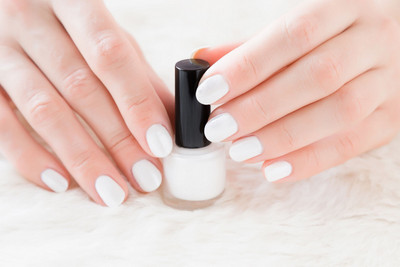 Emijun HIGEST QUALITY MATTE FINISH WATER PROOF & LONG LASTING NAIL PAINT WHITE white
