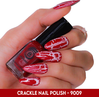 BEROMT CRACKLE NAIL POLISH - BNP9009 Red