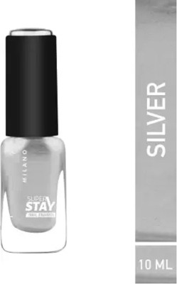 GABBU Super Stay Nail Polish, Smooth & Perfect Finish Nail Polish Silver SILVER