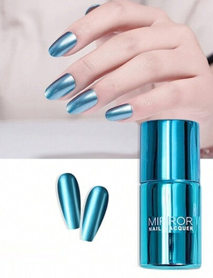 EVERERIN METALLIC MIRROR EFFECT NAIL PAINT SKY BLUE