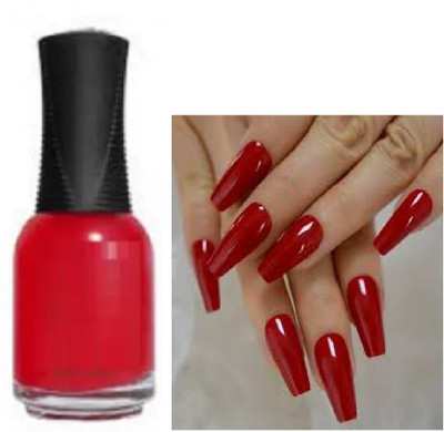 Luipui trending matte red color nail polish pack of 1 red