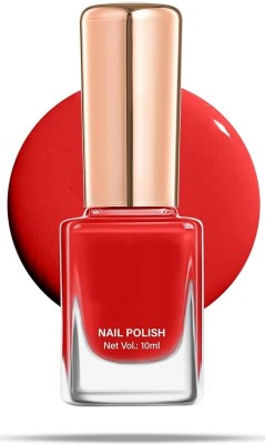 REIMICHI RED Glossy Finish Nail Polish 10ml, TOMATO RED