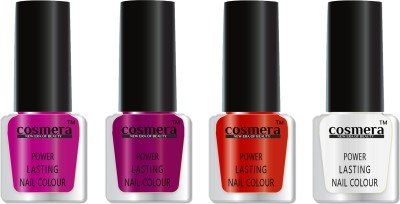 COSMERA Quick Dry High Shine Long Lasting Nail Polish Combo Set of 4 CMNP4P99 (5-11-12-32