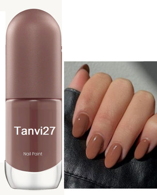 tanvi27 Nail Lacquer Quick Dry Long Lasting Light brown Nail Polish Light brown