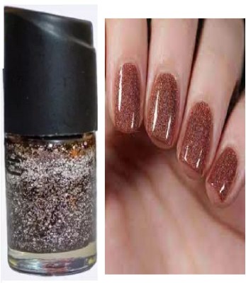 Luipui best brown glitter nail polish trending long lasting pack of 1 brown