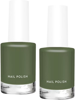 ADJD Combo Nail Polish with Glossy Gel Finish Quick Dark pine drying Dark pine