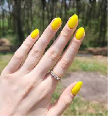 Luipui best yellow mail polish best for women yellow