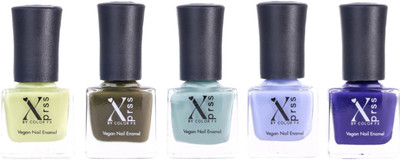 Color Fx Xprss Vegan Nail Enamels-308-309-310-311-312 Multicolor(Pack of 2)