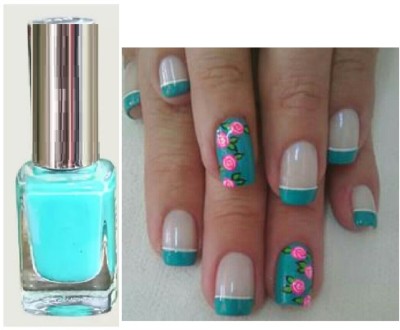 Luipui LATEST SKY BLUE NAIL POLISH PACK OF 1 SKY BLUE