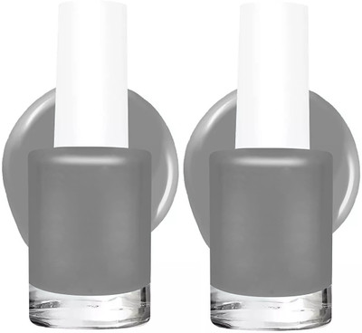 REIMICHI Grey Day Nail Color Nail Polish grey(Pack of 2)