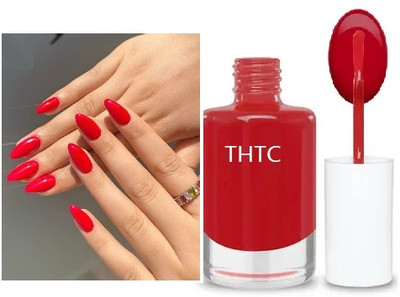 THTC Quick dry Long lasting Matte Nail Polish 9ML RED