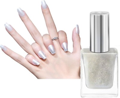 Emijun White Shine Nail Paint White glossy white