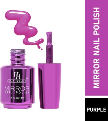 MATTLOOK Half N' Half Mirror Nail Polish, A-Purple (18ml) PURPLE