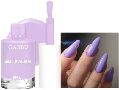 GABBU Non Chipping Quick Drying Nail Paint Lavender