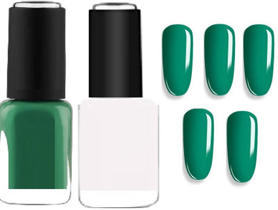 GABBU New HD Shine Color long-lasting stay Nail Polish Combo Set Multicolor Pack of 2 MULTI COLOR(Pack of 2)