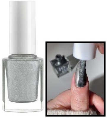 CATERINACHIARA High shine and smooth finish nails for nail paint silver