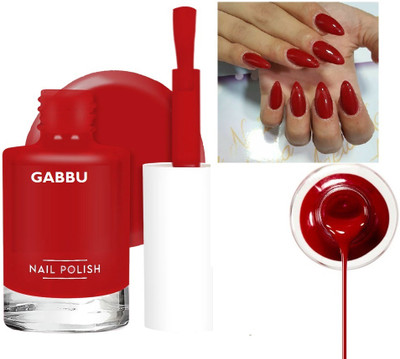 GABBU Glossy Finish Nail Polish | Stay Long, Quick Dry Paint With Chip Resistant sangria red