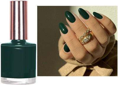 GABBU One Coat Long Lasting Quick Dry Chip Resistant Nail Polish 02 Botam green