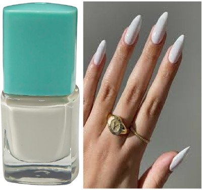Luipui trending white nail polish long lasting pack of 1 white