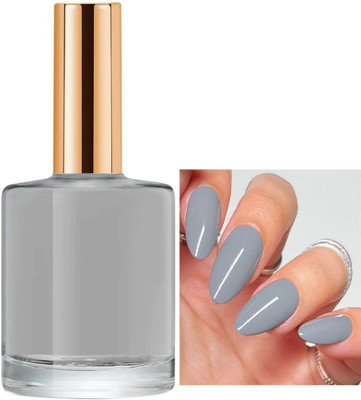 MYEONG Cloudy Grey High Shine Long Lasting, Chip Resistant Glossy Finish Nail Polish Cloudy Grey