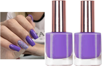tanvi27 New Professional Touch Quick Lavender Gel Nail Lacquer Lavender(Pack of 2)