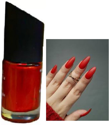Luipui RED NAIL POLISH BEST LONG LASTING PACK OF 1 RED