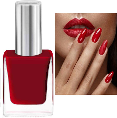 Jiwoo Red Nail Polish Long Lasting Smooth Finish RED