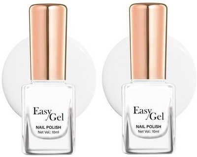 GFSU - GO FOR SOMETHING UNIQUE Quick Dry and Glossy I Nail Polish white(Pack of 22)