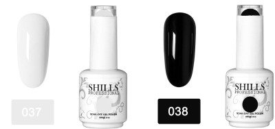 Shills Professional UV LED Soak Off Gel Polish 037, 038(Pack of 2)