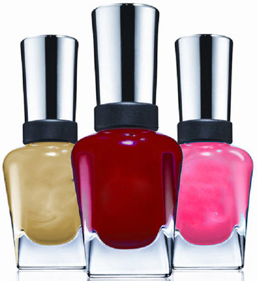 ADJD Combo High Gloss Nail Paint Professional Nail Polish multi colour(Pack of 3)