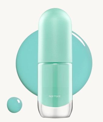 Jiwoo Waterproof & Quick Drying, Long Lasting Nailpaint For Women & Girls mint blue