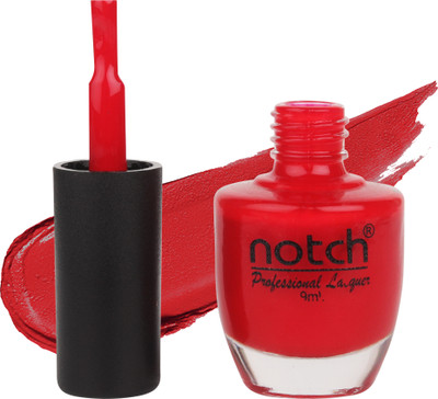 Notch 9ml Long Lasting HD Finish Smooth Matte Look Nail Polish/Nail Enamel Red Baby