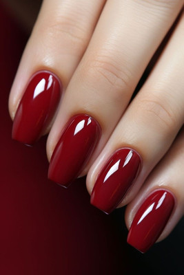 AFARAXIA Nail Lacquer Quick Dry Long Lasting Blood red