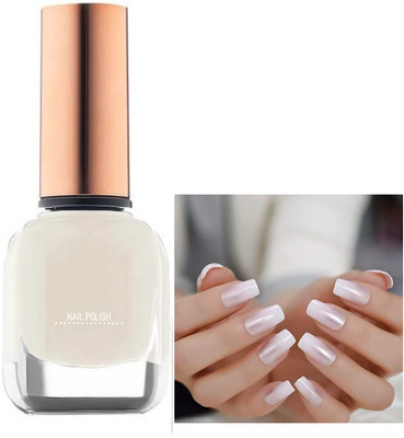 Jiwoo Chip Resistant Long Lasting Nail Polish GLOSSY WHITE