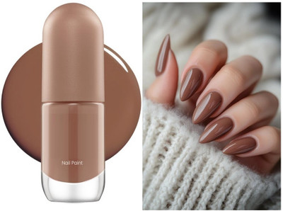 REIMICHI Brown Chip-Resistant Glossy High Shine Nail Polish For Women BROWN