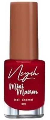 Neyah Mini Macron Nail Polish Set, High Gloss Finish ROSEWOOD