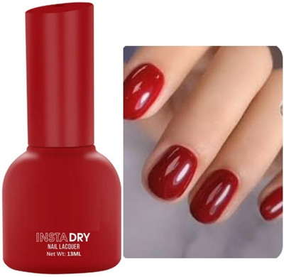 DARVING INSTANT NAIL PAINT FOR STYLING NAILS QUICK DRYING DARK RED 13-RED ALERT