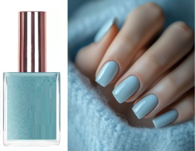 GABBU Long Lasting Nail Polish Paint matte Finish Shine*skyblue* sky blue