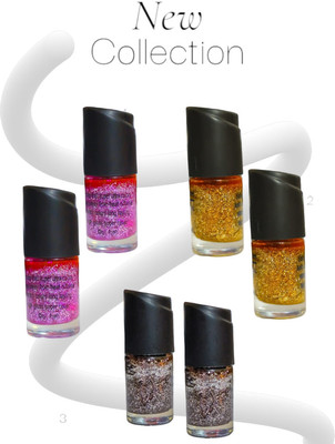 Luipui NEW COLLECTION NAIL POLISH COMBO KIT-06 MULTI COLOR