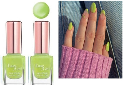 EVERERIN COMBO Nail Polish Long Lasting & Quick Drying parrot green PARROT GREEN(Pack of 2)