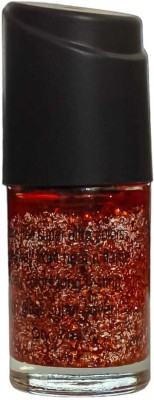 Luipui ORANGE SPARKLE NAIL PAINT ORANGE